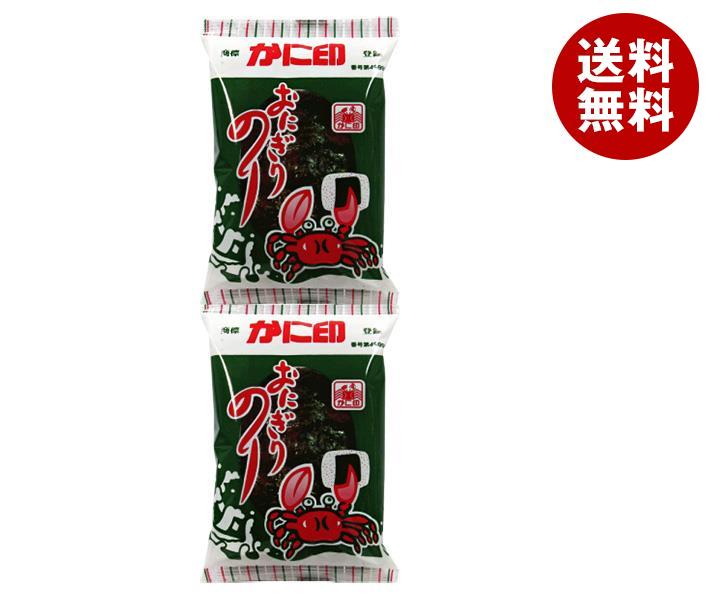 木村海苔 かに印 おにぎりのり 7切6枚10P 10個入｜ 送料無料 海苔 おにぎり ごはん ご飯 ごはんのおとも 国産