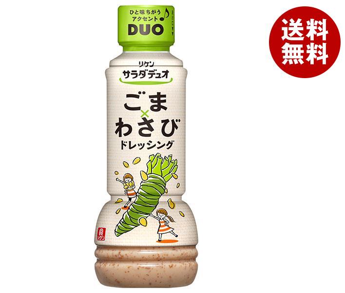 理研ビタミン リケン サラダデュオ ごまわさびドレッシング 300mlペットボトル×12本入｜ 送料無料 調味料 ドレッシング 胡麻