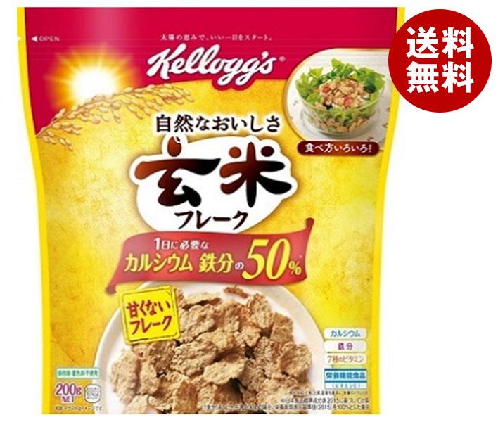 ケロッグ 玄米フレーク 240g×6入×(2ケース)｜ 送料無料 一般食品 健康食品 袋 1