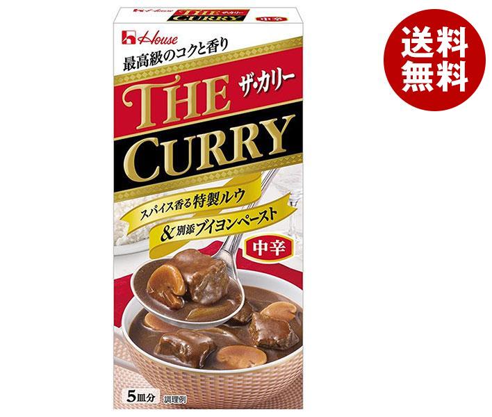 ハウス食品 THE CURRY ザ カリー 中辛 140g×10個入｜ 送料無料 調味料 カレー ルウ