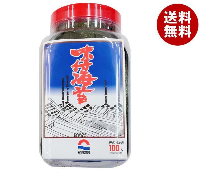 朝日海苔本舗 味付海苔 4切100枚(板のり25枚)×3個入｜ 送料無料 一般食品 乾物 海苔 味付け海苔 のり