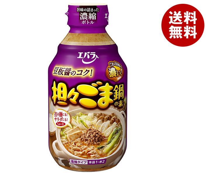 エバラ食品 担々ごま鍋の素 300ml瓶×12本入｜ 送料無料 だし 鍋スープ 濃縮 担々 ごま 素 鍋 豆板醤