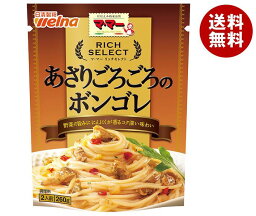 日清ウェルナ マ・マー リッチセレクト あさりごろごろのボンゴレ 260g×6袋入｜ 送料無料 パスタソース ソース パスタ スパゲティ ボンゴレ