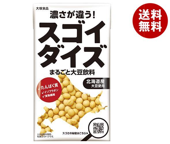 大塚食品 スゴイダイズ無調整タイプ 950ml紙パック×6本入×(2ケース)｜ 送料無料 大豆 紙パック イソフラボン カルシウムのサムネイル
