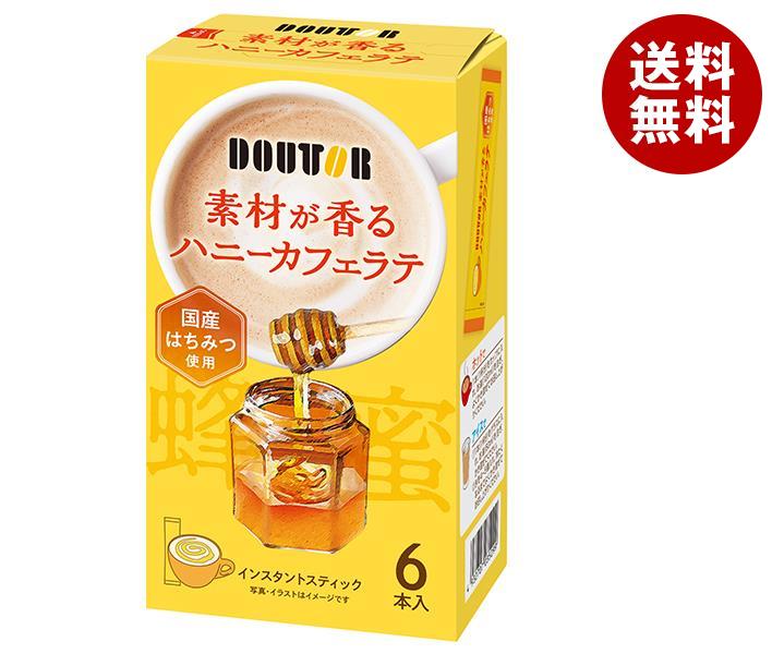 ドトールコーヒー ドトール インスタント ハニーカフェ・オ・レ 13g×6P×36個入｜ 送料無料 嗜好品 コーヒー類 スティックコーヒーのサムネイル