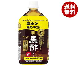 ミツカン マインズ(毎飲酢) 黒酢ドリンク【特定保健用食品 特保】 1Lペットボトル×6本入×(2ケース)｜ 送料無料 トクホ 黒酢 健康酢 酢飲料 お酢 飲む酢 1l PET