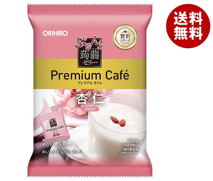 [ポイント5倍！8/11(日)1時59分まで全品対象エントリー&購入]オリヒロ ぷるんと蒟蒻ゼリー プレミアムカフェ 杏仁 (20gパウチ×10個)×12袋入×(2ケース)｜ 送料無料 お菓子 こんにゃくゼリー ダイエットのサムネイル