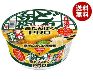 日清食品 日清のどん兵衛PRO 高たんぱく&低糖質 きつねうどん 88g×12個入｜ 送料無料 一般食品 インスタント食品 カップ麺 うどん