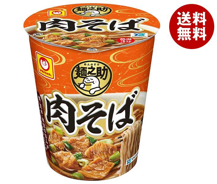 東洋水産 麺之助 肉そば 62g×12個入｜ 送料無料 カップ麺 インスタント麺 蕎麦 即席めんのサムネイル