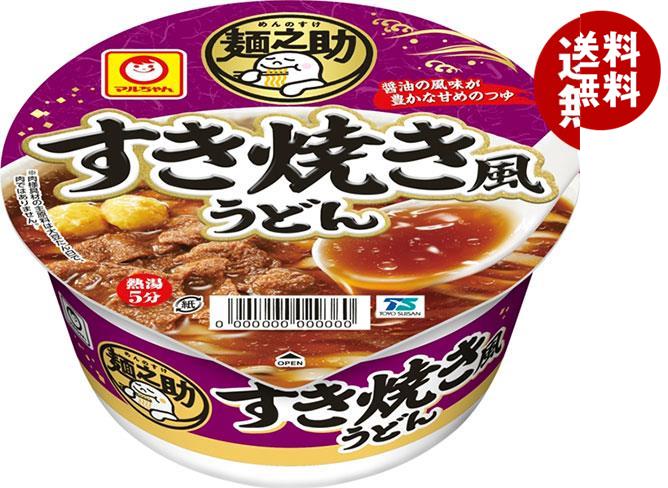 東洋水産 麺之助 すき焼き風うどん 80g×12個入｜ 送料無料 インスタント麺 うどん 即席 カップ麺 すき焼き