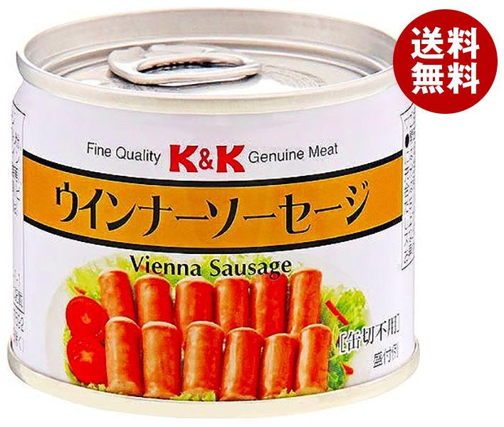 【1月16日(火)1時59分まで全品対象エントリー&購入でポイント5倍】【送料無料・メーカー/問屋直送品・代引不可】国分 K&K ウインナーソーセージ EO 8号缶 105g×6個入｜ 缶詰 おつまみ おかずのサムネイル