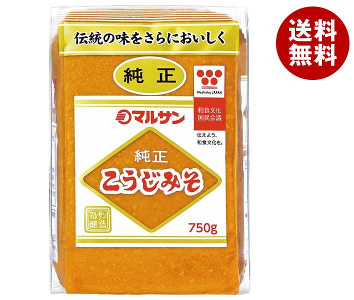 楽天MISONOYA楽天市場店マルサンアイ 純正こうじみそ 750g×12袋入｜ 送料無料 調味料 みそ