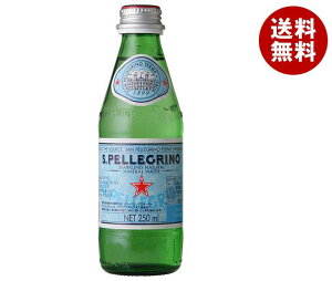 モトックス サンペレグリノ 250ml瓶×24本入×(2ケース)｜ 送料無料 炭酸 鉱水 ミネラルウォーター イタリア