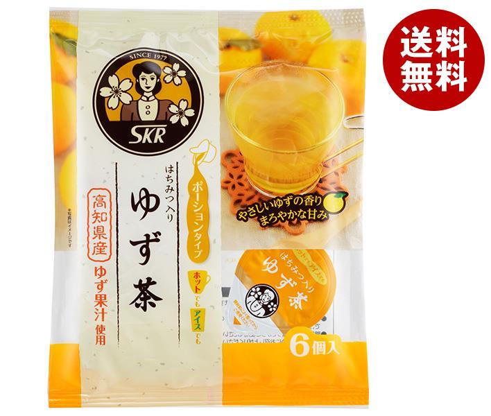 サクラ食品工業 ゆず茶 ポーションタイプ (24g×6個)×12袋入｜ 送料無料 柚子茶 希釈 ポーション はちみつ