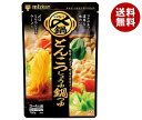 ミツカン 〆まで美味しい とんこつしょうゆ鍋つゆ ストレート 750g×12袋入×(2ケース)| 送料無料 一般食品 調味料 鍋スープ