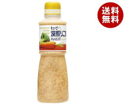 キューピー 深煎りごまドレッシング 600ml×12本入×(2ケース)｜ 送料無料 調味料 食品 ドレッシング PET