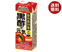 メロディアン 黒酢で元気 りんご味 200ml紙パック×24本入×(2ケース)｜ 送料無料 黒酢 飲む酢 リンゴ 紙パック 健康酢 お酢飲料