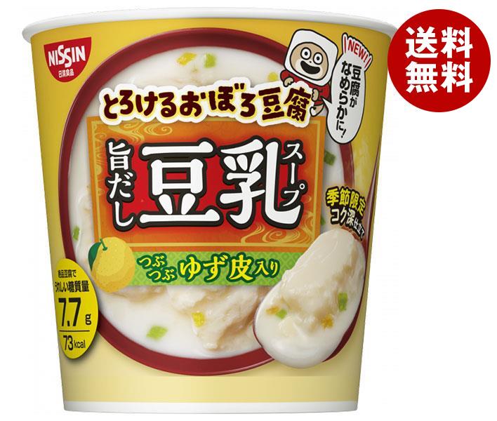 日清食品 とろけるおぼろ豆腐 旨だし豆乳スープ 17g×12(6×2)個入×(2ケース)｜ 送料無料 豆乳 スープ インスタント 即席のサムネイル