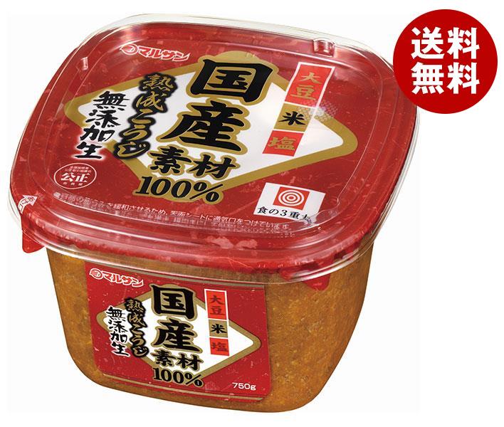 マルサンアイ 国産素材100％無添加生 熟成こうじ 750g×6個入｜ 送料無料 味噌 みそ 調味料のサムネイル