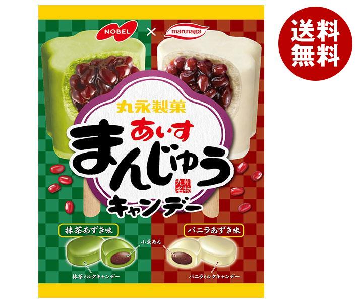 ノーベル製菓 あいすまんじゅう 70g×6袋入×(2ケース)｜ 送料無料 お菓子 あめ キャンディー まんじゅうのサムネイル