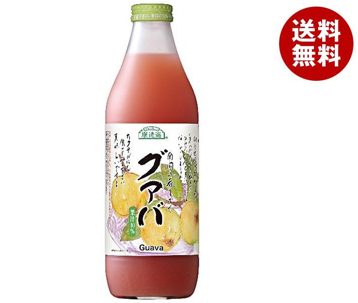 マルカイ 順造選 グァバ 1000ml瓶×12(6×2)本入｜ 送料無料 グァバジュース グァバ フルーツ 果汁