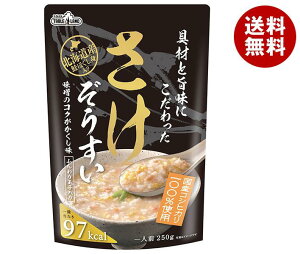 丸善食品工業 テーブルランド 具材と旨味にこだわったさけぞうすい 250gパウチ×24袋入｜ 送料無料 一般食品 レトルト ご飯 雑炊 鮭 サケ