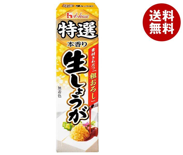 ハウス食品 特選生しょうが 40g×10本入｜ 送料無料 しょうが チューブ 生姜 ショウガ おろししょうが