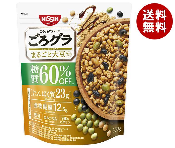 日清シスコ ごろグラ 糖質60%オフ まるごと大豆 300g×6袋入×(2ケース)｜ 送料無料 グラノーラ シリアル 糖質オフ 朝食のサムネイル