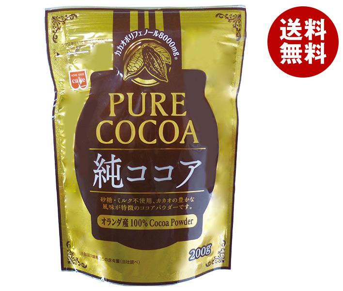 共立食品 純ココア 200g×6袋入｜ 送料無料 製菓材料 嗜好品 インスタント ココア 紅茶・ココア類 粉末 袋