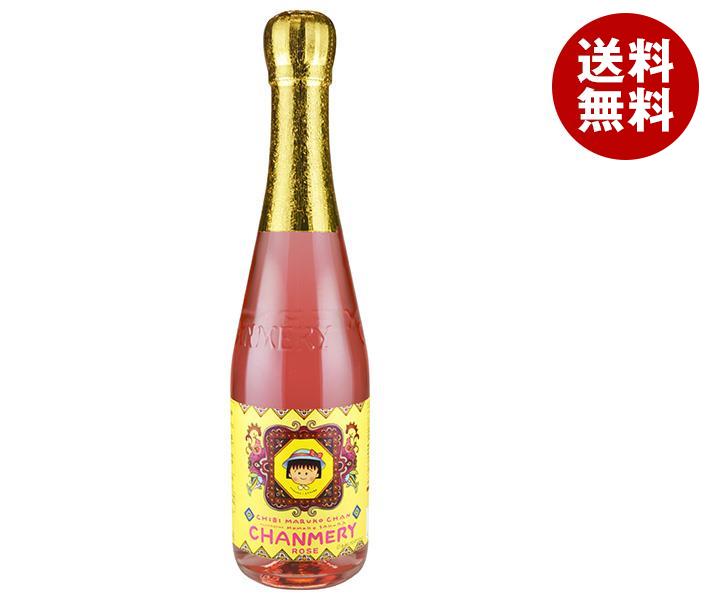 木村飲料 ちびまる子ちゃんシャンメリー ロゼ 360ml瓶×12本入｜ 送料無料 炭酸飲料 シャンメリー