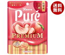 カンロ ピュレグミプレミアム 山梨産白桃 54g×6袋入｜ 送料無料 お菓子 Pure 袋 白桃 モモ グミ