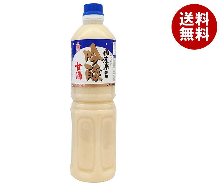 ヤマク食品 吟醸甘酒 1Lペットボトル×6本入｜ 送料無料 あまざけ ストレートタイプ あま酒 国産米 無添加 1000ml