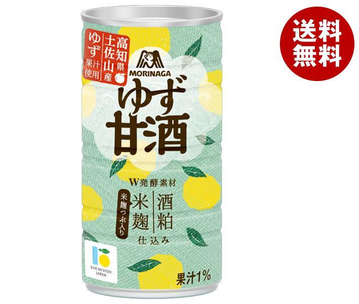 森永製菓 ゆず甘酒 185g缶×30本入｜ 送料無料 あまざけ 柚子 ゆず 甘酒のサムネイル