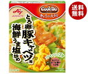 味の素 CookDo(クックドゥ) きょうの大皿 とろ卵豚キャベツ用 海鮮うま塩炒め 100g×10個入×(2ケース)| 送料無料 中華料理 調味料