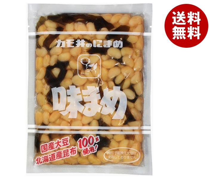 カモ井 カモ井のにまめ 味まめ 徳用袋 190g×10袋入｜ 送料無料 一般食品 惣菜 煮豆 味豆 カモイ 大豆 1