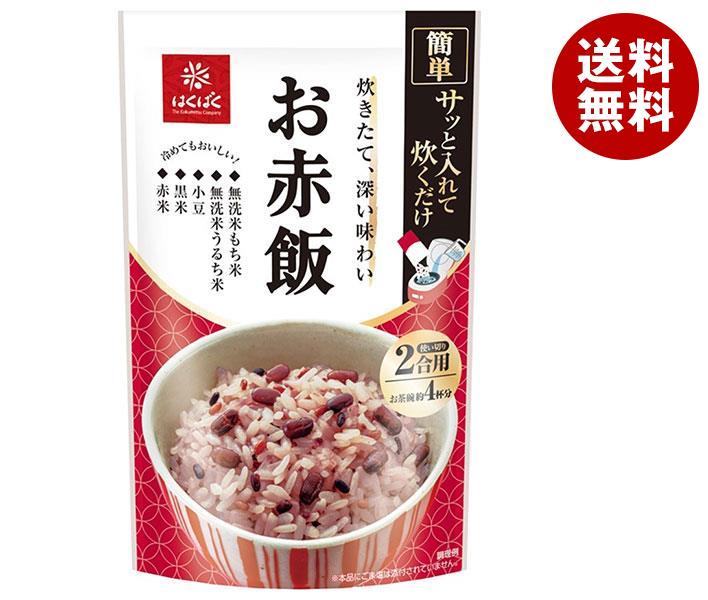 はくばく お赤飯 308g×6袋入｜ 送料無料 赤飯 雑穀米 おこわ お赤飯 もち米 小豆 炊飯用