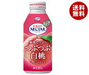 不二家 ネクター つぶつぶ白桃 380gボトル缶×24本入｜ 送料無料 ピーチネクター ネクター ピーチ 桃 もも