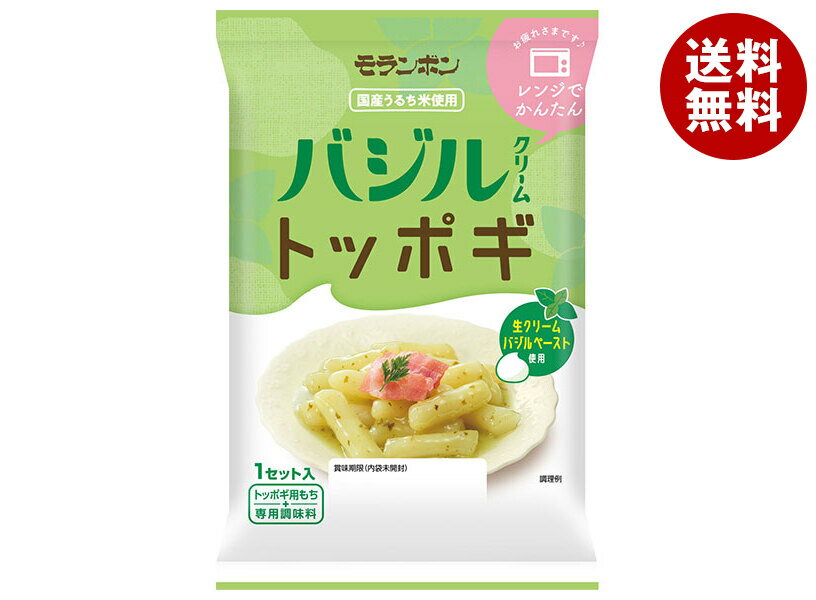 モランボン バジルクリームトッポギ 145g×10袋入×(2ケース)｜ 送料無料 トッポギ 韓国料理 インスタント バジル