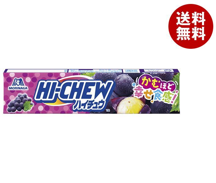 森永製菓 ハイチュウ グレープ 12粒×12個入｜ 送料無料 お菓子 飴・キャンディー ソフトキャンディ 葡萄 ぶどう