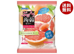 オリヒロ ぷるんと蒟蒻ゼリー ピンクグレープフルーツ (20g×6個)×24袋入｜ 送料無料 お菓子 こんにゃくゼリー ダイエット デザート