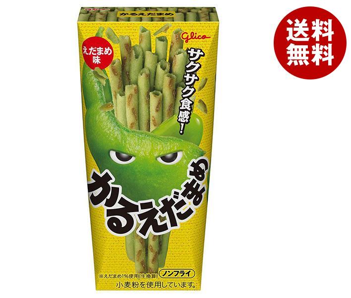 江崎グリコ かるえだまめ えだまめ味 36g×10箱入｜ 送料無料 お菓子 おやつ スナック菓子 枝豆味のサムネイル