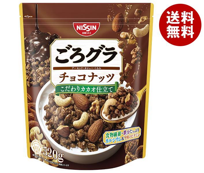 日清シスコ ごろグラ チョコナッツ 320g×6袋入×(2ケース)｜ 送料無料 一般食品 健康食品 シリアル 袋のサムネイル