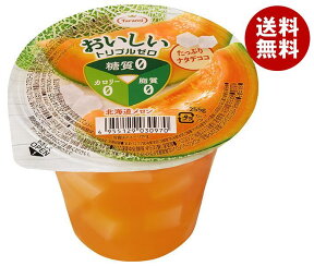 たらみ トリプルゼロ 北海道メロン 255g×18(6×3)個入×(2ケース)｜ 送料無料 ゼリー フルーツ お菓子 おやつ カロリーゼロ