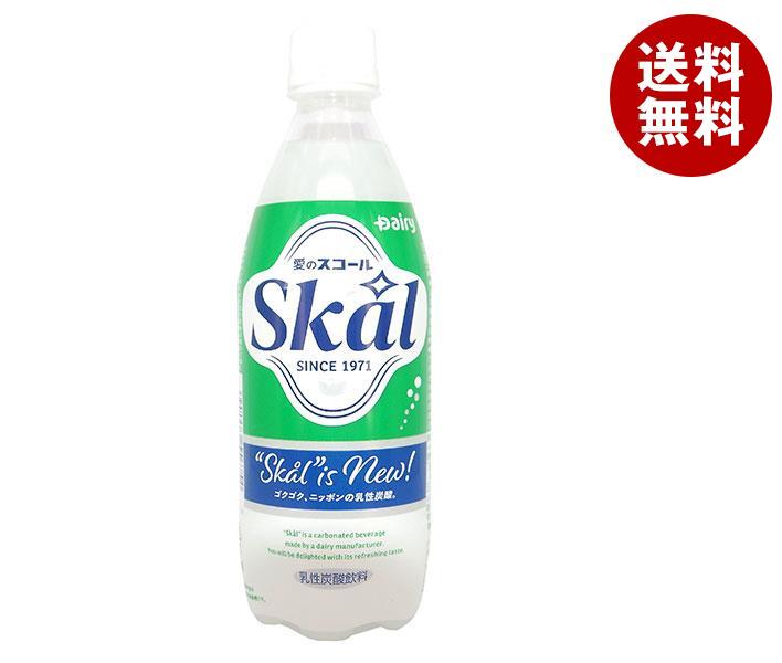 南日本酪農協同 スコールホワイト 500mlぺットボトル×24本入×(2ケース)｜ 送料無料 炭酸飲料 PET スコール