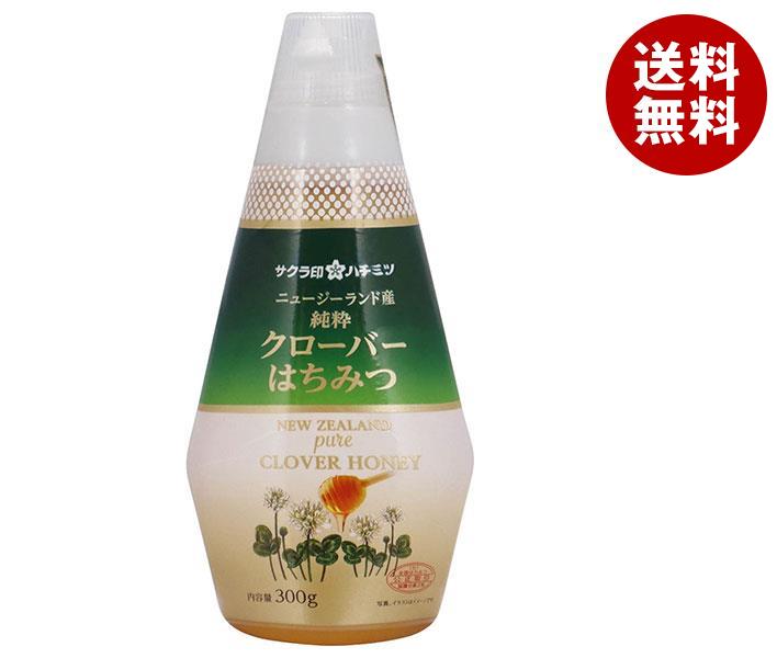 加藤美蜂園 サクラ印 ニュージーランド産 クローバーはちみつ 300g×12本入｜ 送料無料 嗜好品 シロップ ハチミツ 蜂蜜