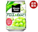コカコーラ ミニッツメイド アロエ&白ぶどう 280g缶×24本入×(2ケース)| 送料無料 果実飲料 白ぶどう アロエ果肉入り