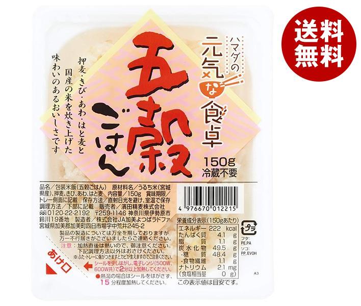 セレス 濱田精麦 五穀ごはん 150g×24(12×2)個入｜ 送料無料 五穀米 レトルト ご飯 米