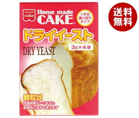 共立食品 ドライイースト 12g(3g×4袋)×10箱入｜ 送料無料 ドライイースト 一般食品 パン材料