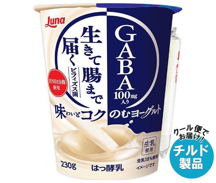 【チルド(冷蔵)商品】日本ルナ 味わいとコク のむヨーグルト 230g×6本入×(2ケース)｜ 送料無料 のむヨーグルト ヨーグルト 乳製品