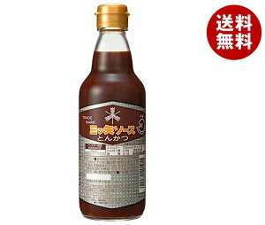 ハグルマ 三ツ矢 とんかつソース 360ml瓶×12本入| 送料無料 ソース 揚げ物 フライ 瓶